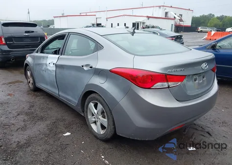 2012 Hyundai Elantra Gls (Ulsan Plant) from USA, damaged, VIN KMHDH4AE2CU208417